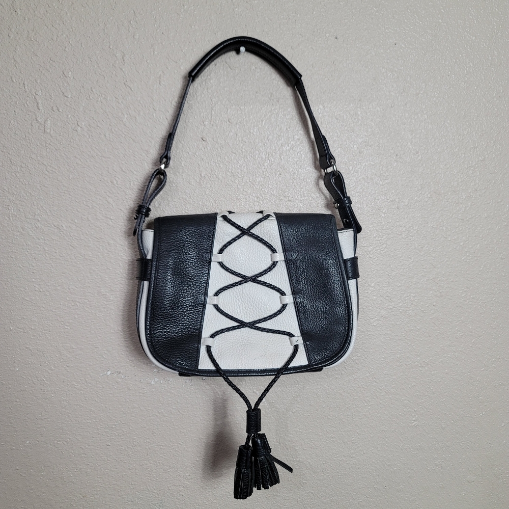 Anne Fontaine Black and White Shoulder Bag